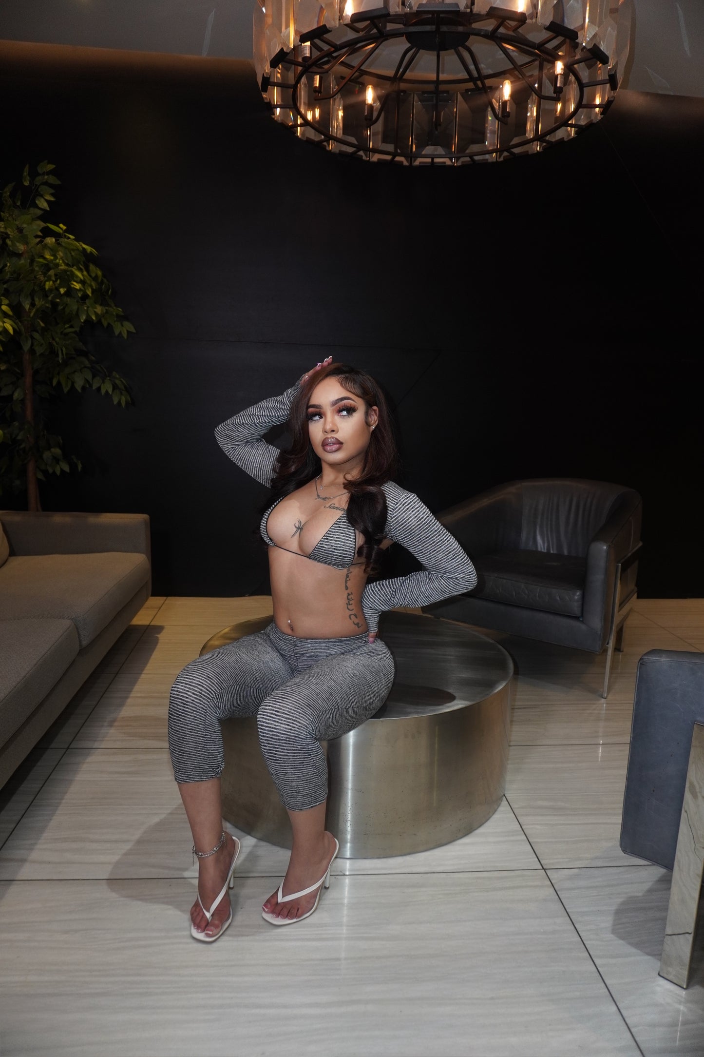 Black & White Ripple Set