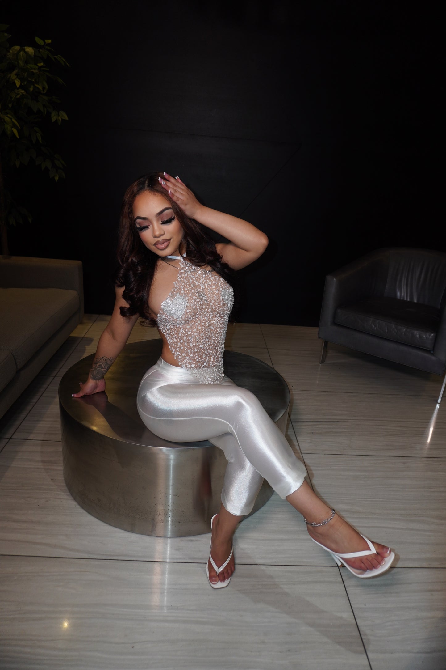 Pearl Seduction Two Piece Set